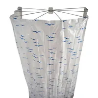 RIDDER Duschvorhang Sylt 210 x 170 cm blau
