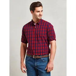 Premier Workwear  Karo Hemd Harrison in Rot/Blau, Gr. S