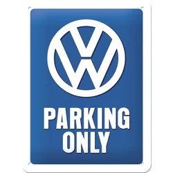 Blechschild „VW Parking Only“
