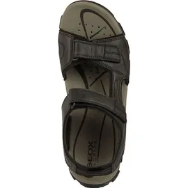 GEOX Uomo Strada B Sport Sandal Herren Schwarz 44