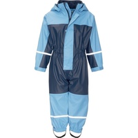 Playshoes Warmer Wasserdichter Matschanzug Regenbekleidung Unisex Kinder,marine Overall,80