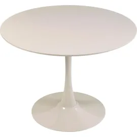 Oviala Runder Esstisch 100 x 74 x 100 cm beige