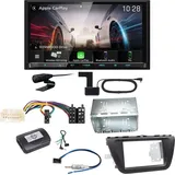 Kenwood DMX8021DABS Android Auto CarPlay Einbauset für Suzuki SX4 S-Cross