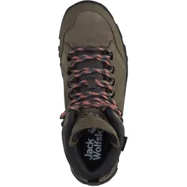 Jack Wolfskin Rebellion Texapore Mid Wanderstiefel - Brown / Phantom - EU 39 1/2