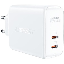 ACEFAST A29 PD50W GAN, 2 x USB, 50 W (weiß)