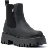 Buffalo Aspen Chelsea Damenlederstiefel In Schwarz - EUR 40 - 40 EU