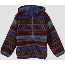 s.Oliver Jacke aus kuscheligem Teddy-Plüsch mit Kapuze - braun - 92/98