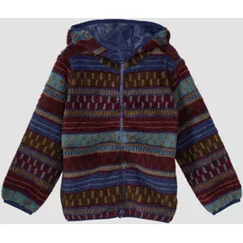 s.Oliver Jacke aus kuscheligem Teddy-Plüsch mit Kapuze - braun - 92/98
