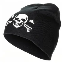 Max Fuchs MFH Strickmütze, Beanie, Skull Cap, Schwarz - Einheitsgröße