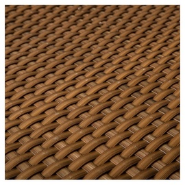 Haga HaGa® PE-Rattan Balkon Sichtschutz Balkonbespannung cognac