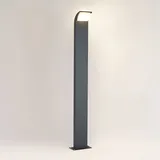 LUCANDE Wegeleuchte Aluminium 100 cm 1er Set schwarz