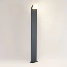 LUCANDE Wegeleuchte Aluminium 100 cm 1er Set schwarz