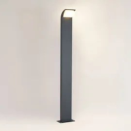 LUCANDE Wegeleuchte Aluminium 100 cm 1er Set schwarz