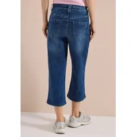 Cecil 3/4 Wide Leg Jeans im Loose Fit - Blau