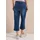 Cecil 3/4 Wide Leg Jeans im Loose Fit - Blau