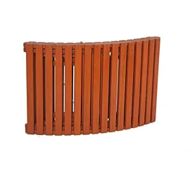 Garden Pleasure Nassau 186 x 55 x 60 cm braun/rot inkl. Auflage klappbar