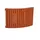 Garden Pleasure Nassau 186 x 55 x 60 cm braun/rot inkl. Auflage klappbar