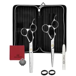 Haarschere OLIVIA GARDEN "SilkCut PRO 5,75''", silber, Scheren, für Linksshänder