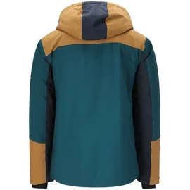 Whistler Kingland Skijacke Blau/Braun/S Petrol S