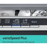 Siemens iQ300 SN53ES04TE Einbau-Geschirrspüler (teilintegrierbar, 598 mm breit, Edelstahl)