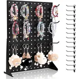Vevor Stecktafel Displayständer, 440x330x114 mm, Präsentationsständer mit 15 Haken, Tafelplatte aus kaltgewalztem Stahl für Lebensmittelgeschäfte, Einzelhandelsgeschäfte & Juweliergeschäfte