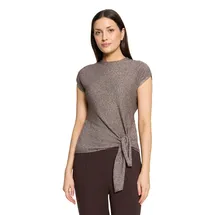 Cartoon Kurzarmshirt Braun 42