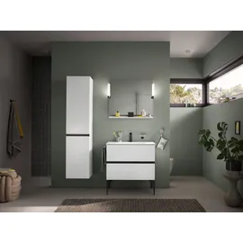 Duravit Sivida Konsolenwaschtischunterbau, 2 Schubkästen, Griffleiste Diamantschwarz Matt, 1045x475x548mm, SV46590BD490000,