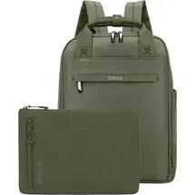 Golla Set aus Rucksack und Laptop-Sleeve 15'' Zoll, Grün 76467