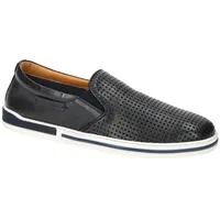 Galizio Torresi Slip-Ons Herren Schwarz/Blau 45