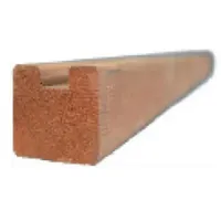 Tetzner & Jentzsch Zaunpfosten 9 x 9 x 210 cm Braun/Holz