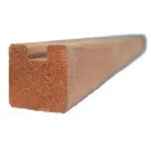 Tetzner & Jentzsch Zaunpfosten 9 x 9 x 210 cm Braun/Holz