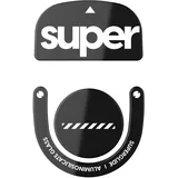 pulsar gaming gears Superglide2 Neue strukturierte Oberfläche mit kontrollierbarer Geschwindigkeit, Mausfüße/Glasgleiter, Ultra-strapazierfähige Glatte und langlebige Sohle für Logitech G Pro X Superlight2 [Schwarz]