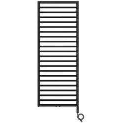 Zehnder Design-Elektroheizkörper „Subway“ 45 × 154,9 cm in Traffic Black (RAL 9017)