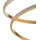 LINDBY Dorle 2-flammig rund gold
