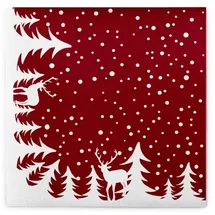 Sovie Horeca Serviette Marvin in Bordeaux aus Linclass® Airlaid, 40 x 40 cm, 50 Stück