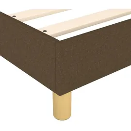 vidaXL Boxspringbettgestell 160 x 200 cm Dunkelbraun