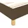 vidaXL Boxspringbettgestell 160 x 200 cm Dunkelbraun