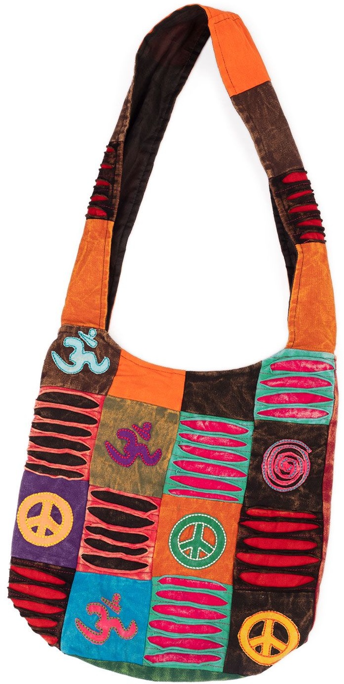 Om Shanti Bag, Patchwork - multicolor 1 St