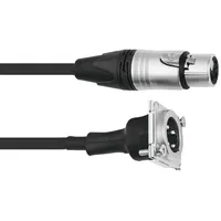 PSSO  Patch Kabel XLR(F)/XLR(M) EB 1m sw