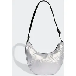 Sporttasche ADIDAS PERFORMANCE "ADIDAS GL POUCH", silber metallic, weiß, Obermaterial: 100% Polyester, Taschen
