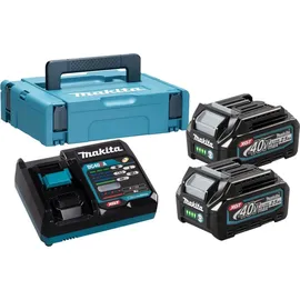 Makita Power Source Kit 40 V XGT Li-Ion 2 x 2,5 Ah + DC40RA Ladegerät + Makpac 191J81-6