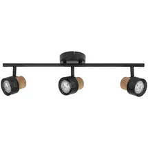 Osram Cork 3er Strahler 3 Schwarz/Metall