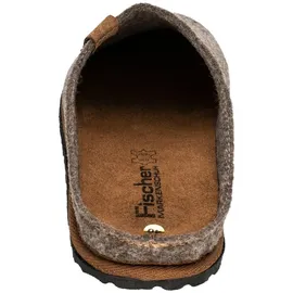 Fischer Herren Hausschuh, Helge beige - 41 EU