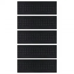 vidaXL Stufenmatten 5 Stk. 25x75 cm Gummi