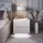 lookway Nachtschrank LINA LUX 45 x 0 x 0 cm Weiß