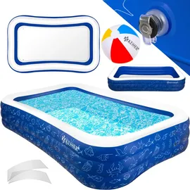 Kesser Aufblasbarer Pool 240 x 142 x 56 cm Blau