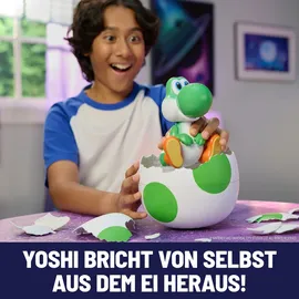Spin Master Hatchin' Yoshi Interaktive Spielfigur im Ei mit Sound- und Bewegungseffekten
