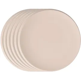 Villeroy & Boch Platzteller NewMoon 29 cm beige 6er Set