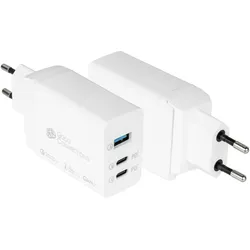 Good Connections GC USB-Schnellladegerät 65W mit GaN-Technologie 2xUSB-C+1xUSB-A PD 3.0 QC 3