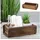CEPEWA GmbH Holzkiste Ziegelform 30 x 9 x 15 cm 15-tlg. braun